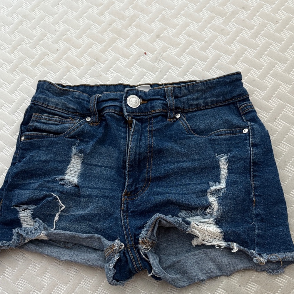 Denim Distressed Women Shorts